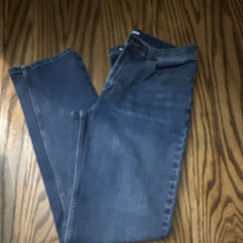 Sonoma Men’s Straight Fit Dark Wash Denim Jeans Stretch 5-Pocket Mid Rise